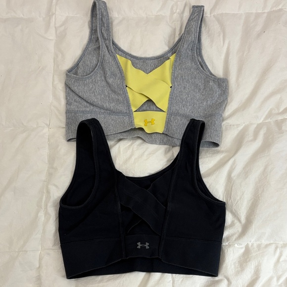 Under Armour Other - BUNDLE Under Armour Gray and Black Sports Bra